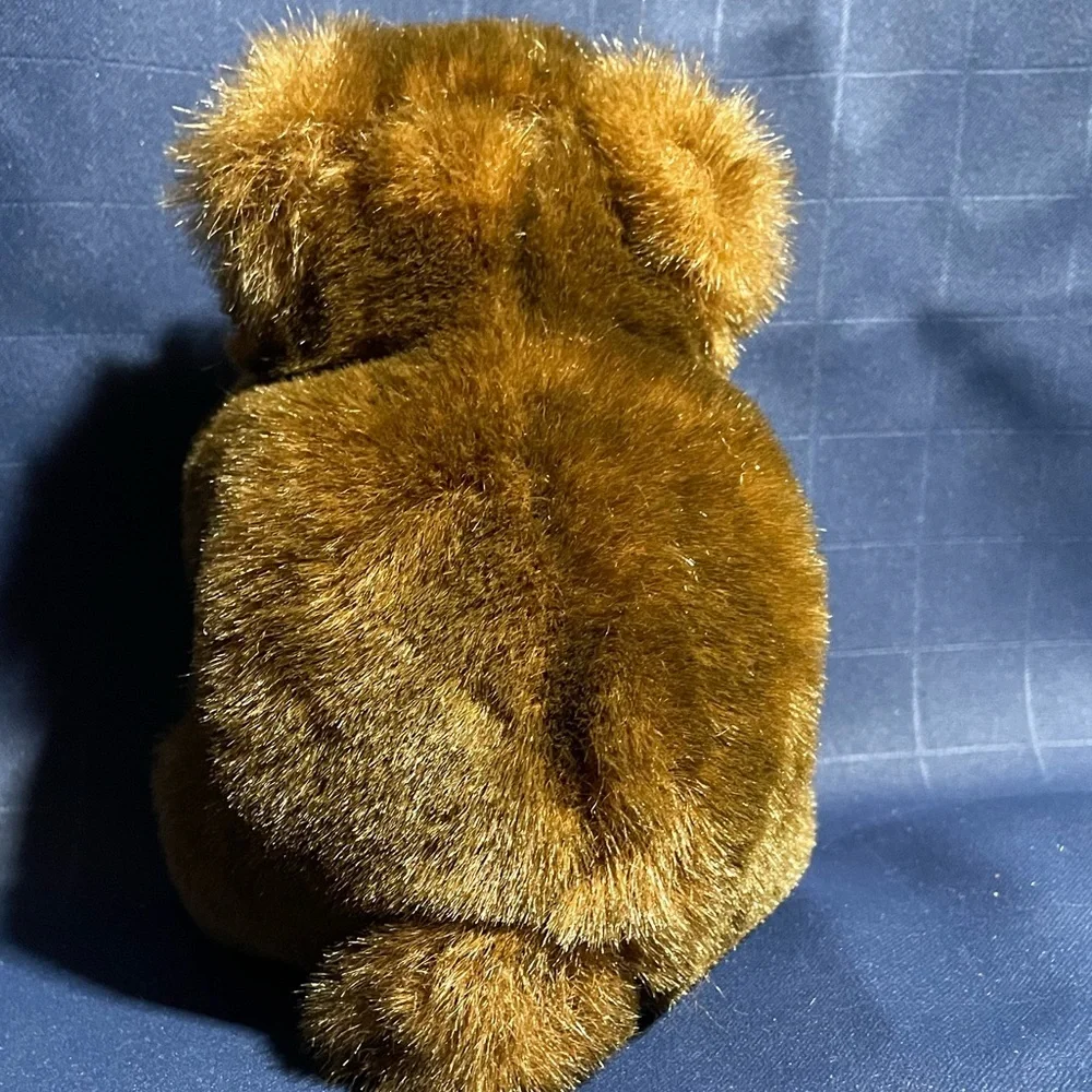 Russ Berrie & Co ‘Li’l Grizzly’ brown plush 8” bear EUC